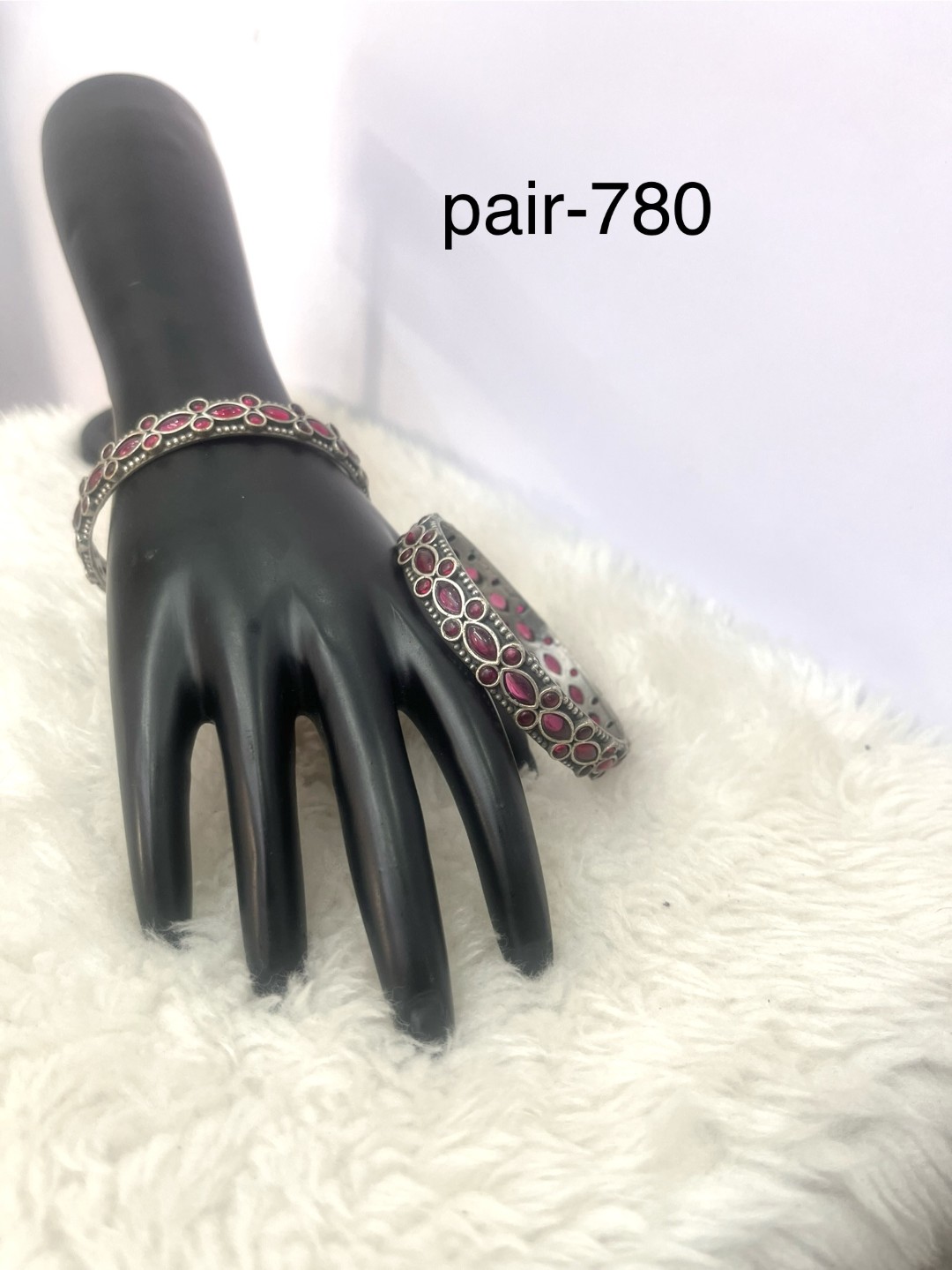 024 - German Silver Kada & Bangels
