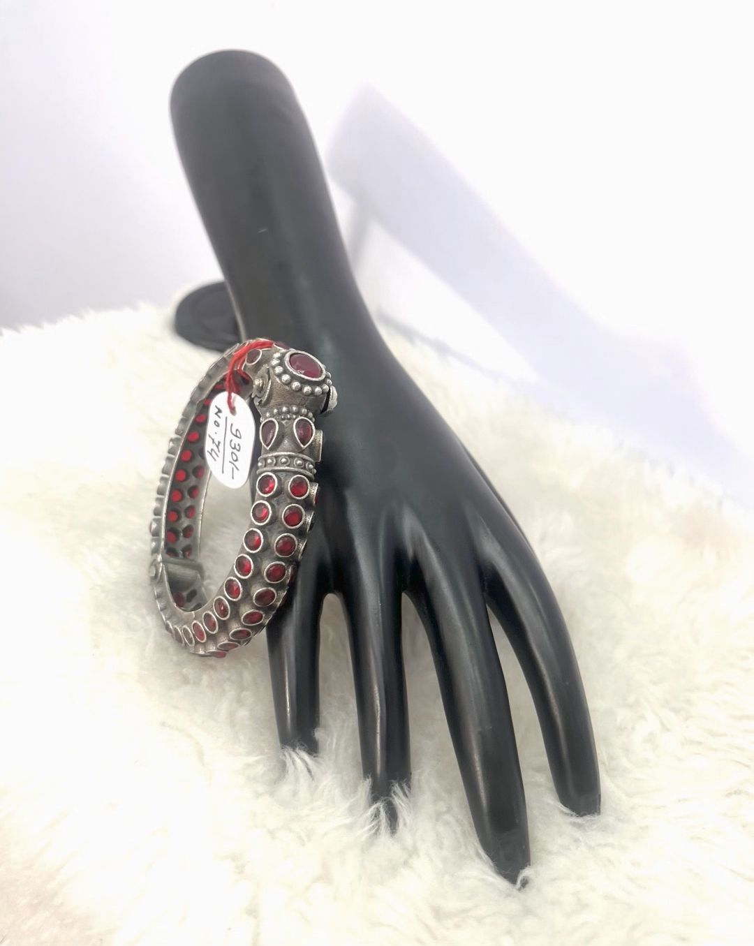 027 - German Silver Kada & Bangels