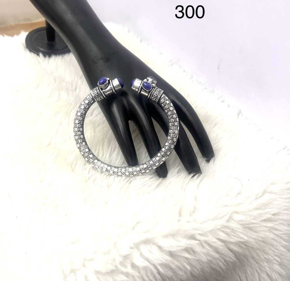 033 - German Silver Kada & Bangels
