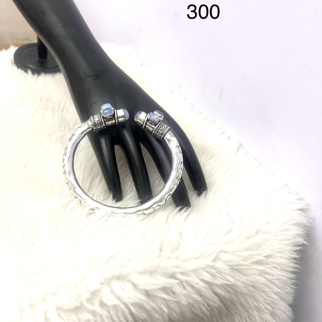 034 - German Silver Kada & Bangels