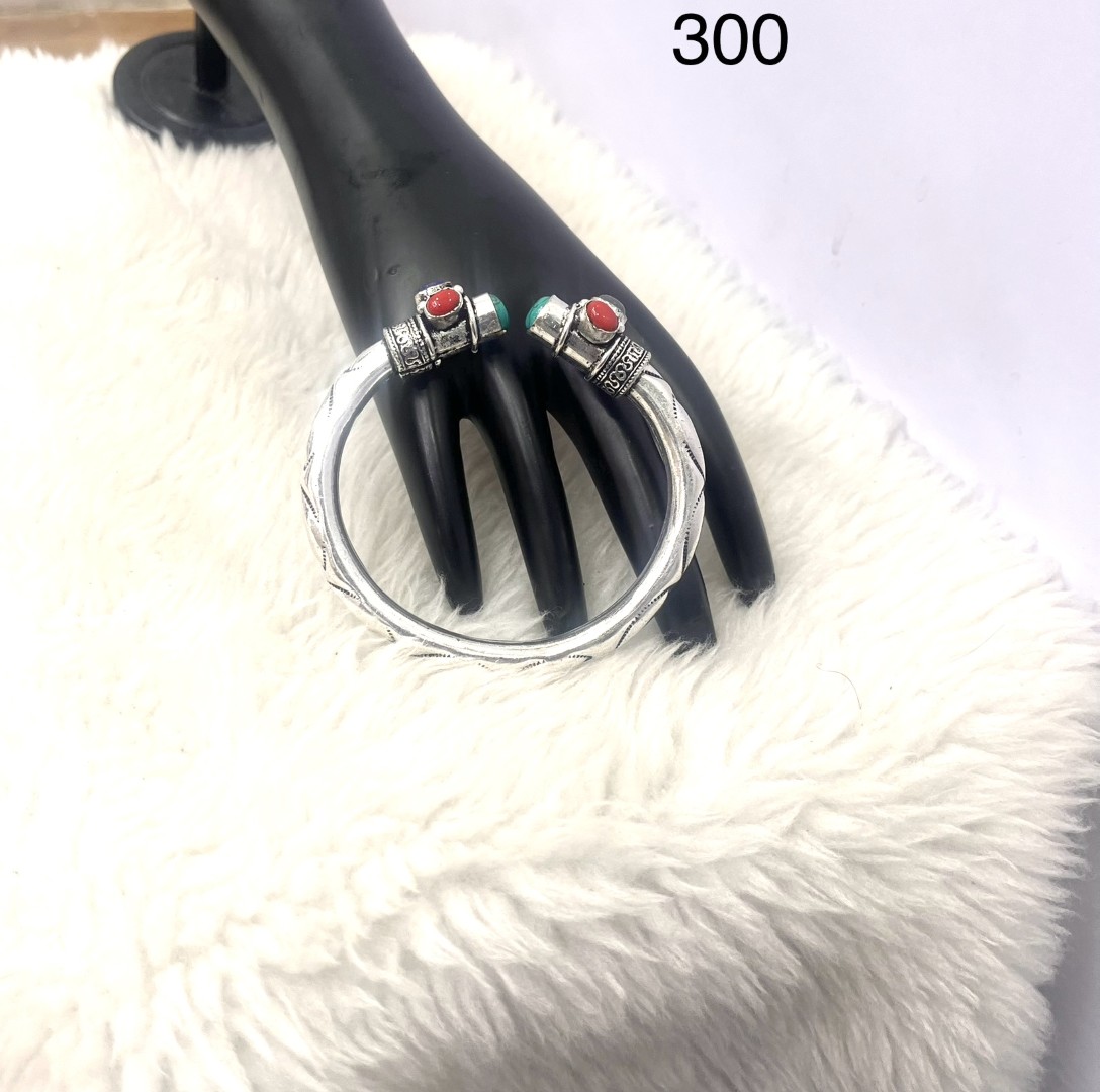 035 - German Silver Kada & Bangels