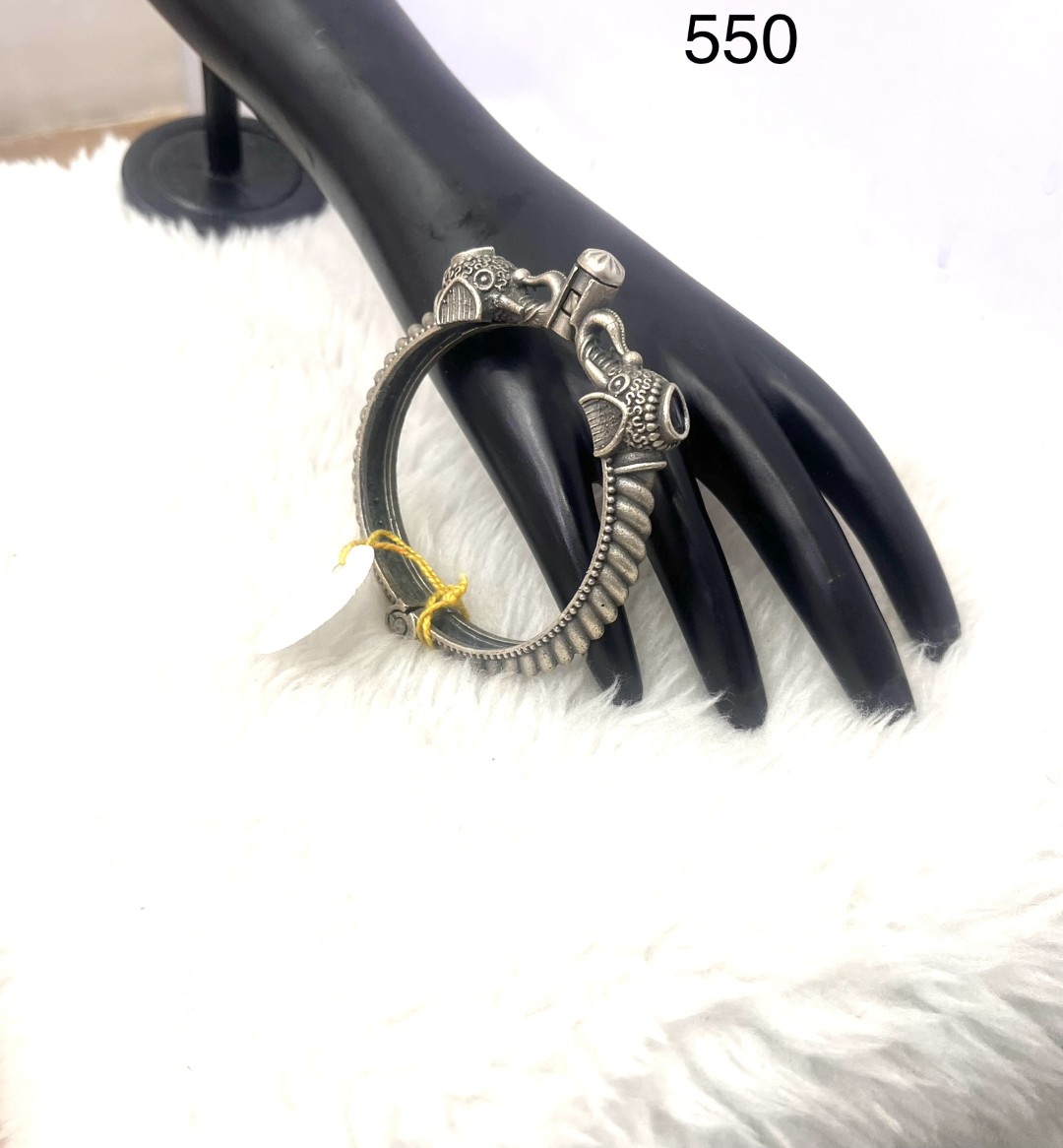 037 - German Silver Kada & Bangels