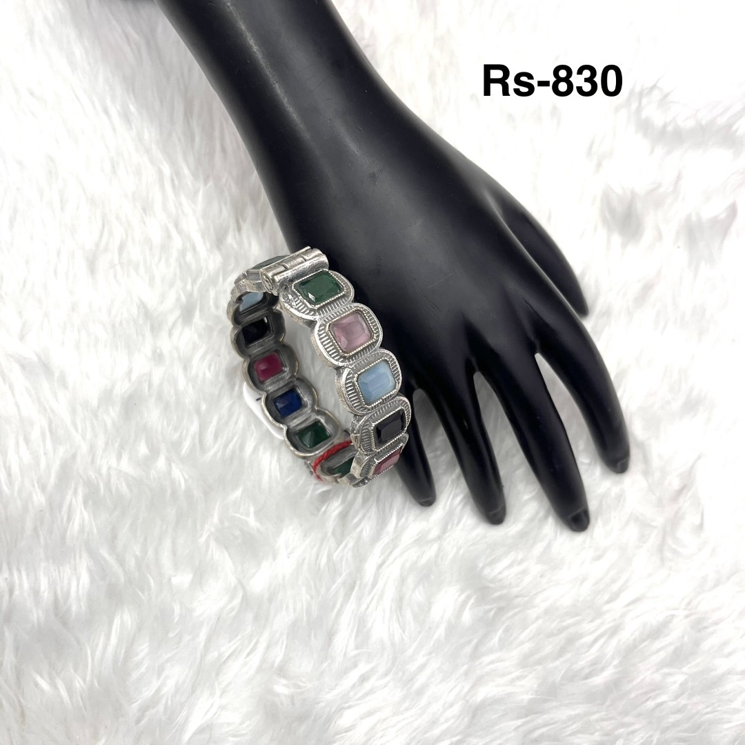051 - German Silver Kada & Bangels